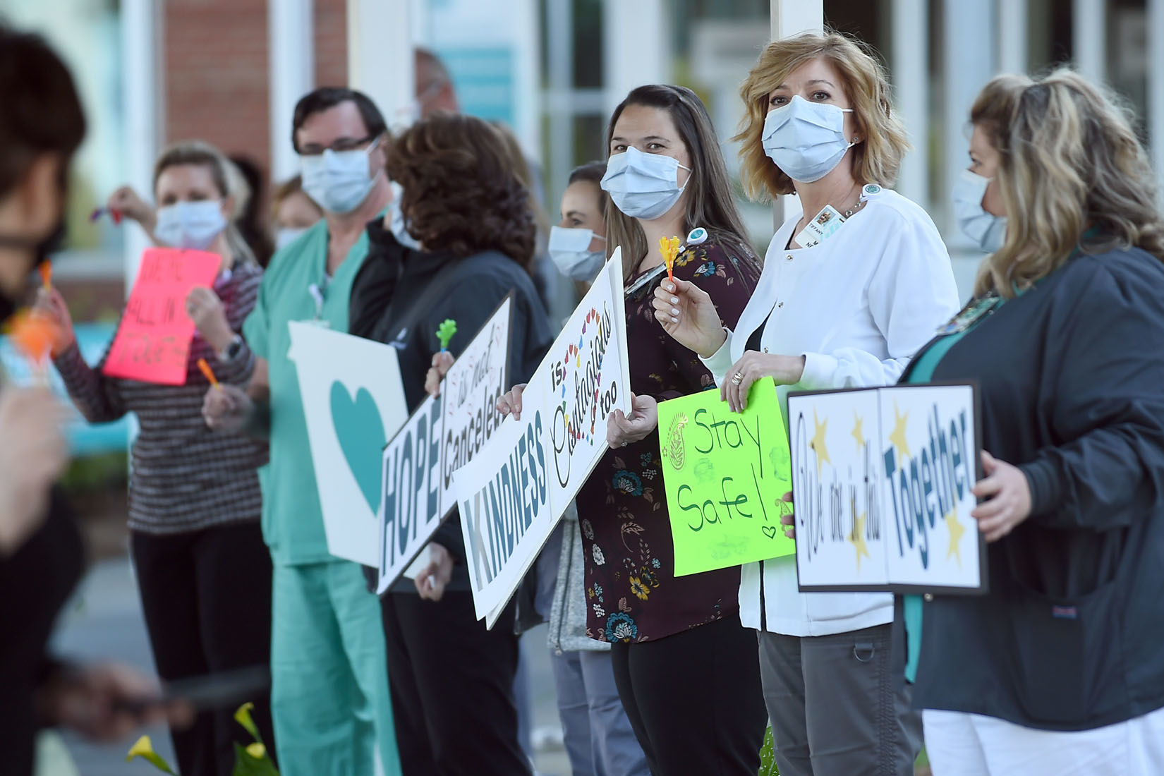 First Responders Salute Atrium Health Workers